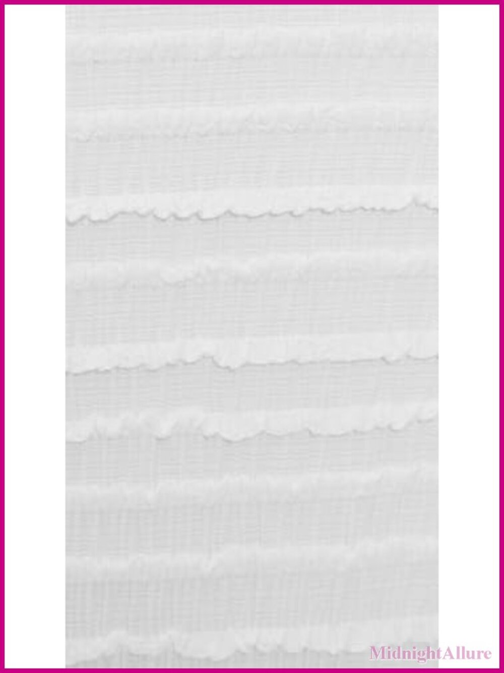 Women's Maxi Skirt High Rise Ruched Ruffle Trim Textured Knit - Picture 5 of 5